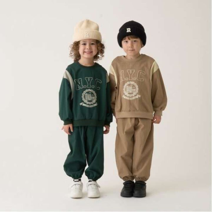 Mix & Match Nylon Pants,Deep green, medium image number 10