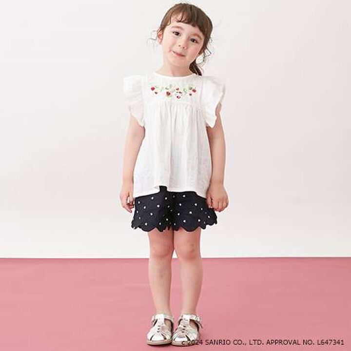 [Link] Scalloped Short Pants (Kids),Blue, medium image number 12