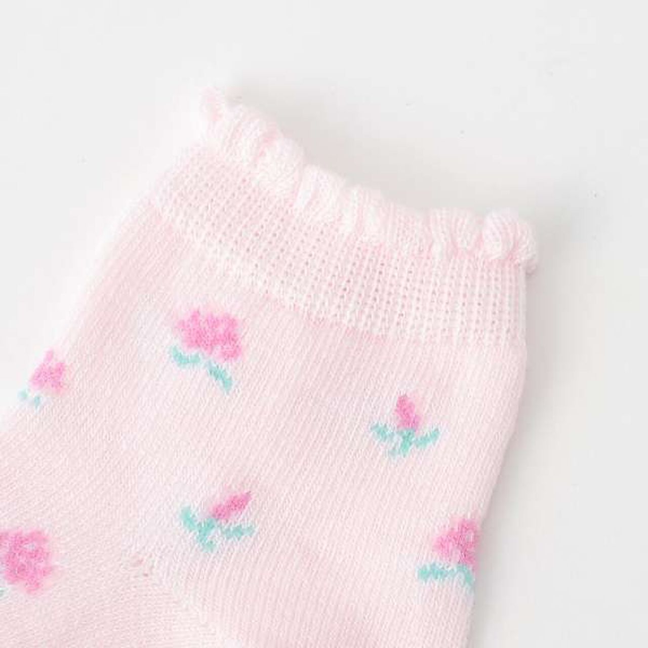 Ribbon & Rose Bib and Socks Set,Off white, large image number 10