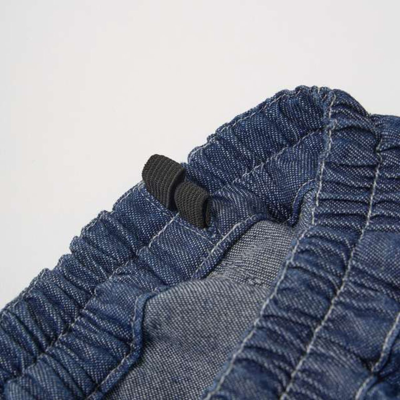 Soft Denim Heart Embroidery Flare Skirt,Blue, large image number 16