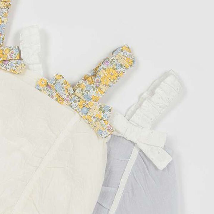 Shirred Overall,Light blue, medium image number 6