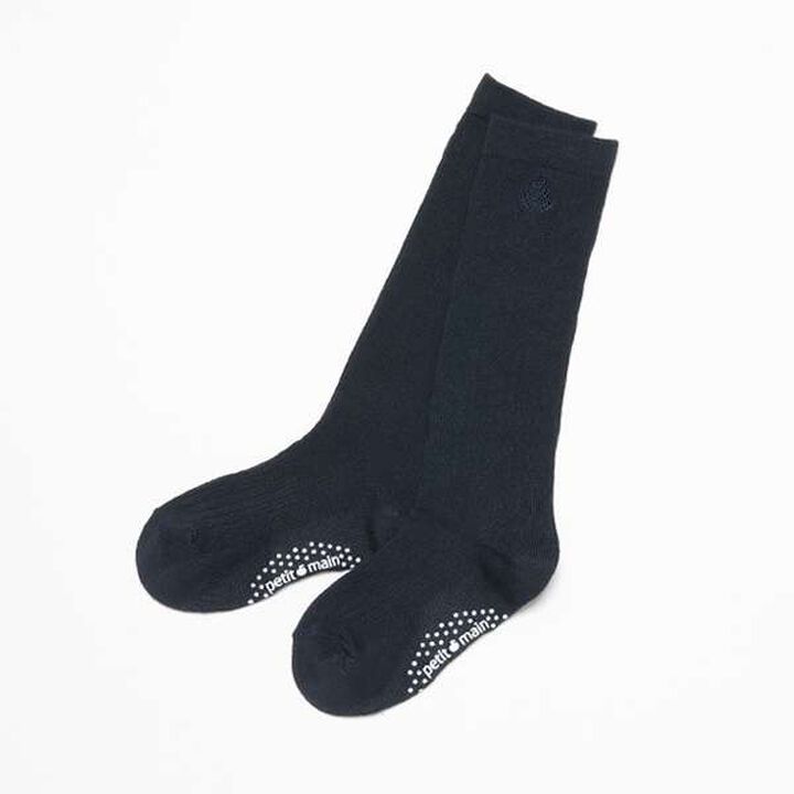 Single-Point Embroidery High Socks,Off white, medium image number 8