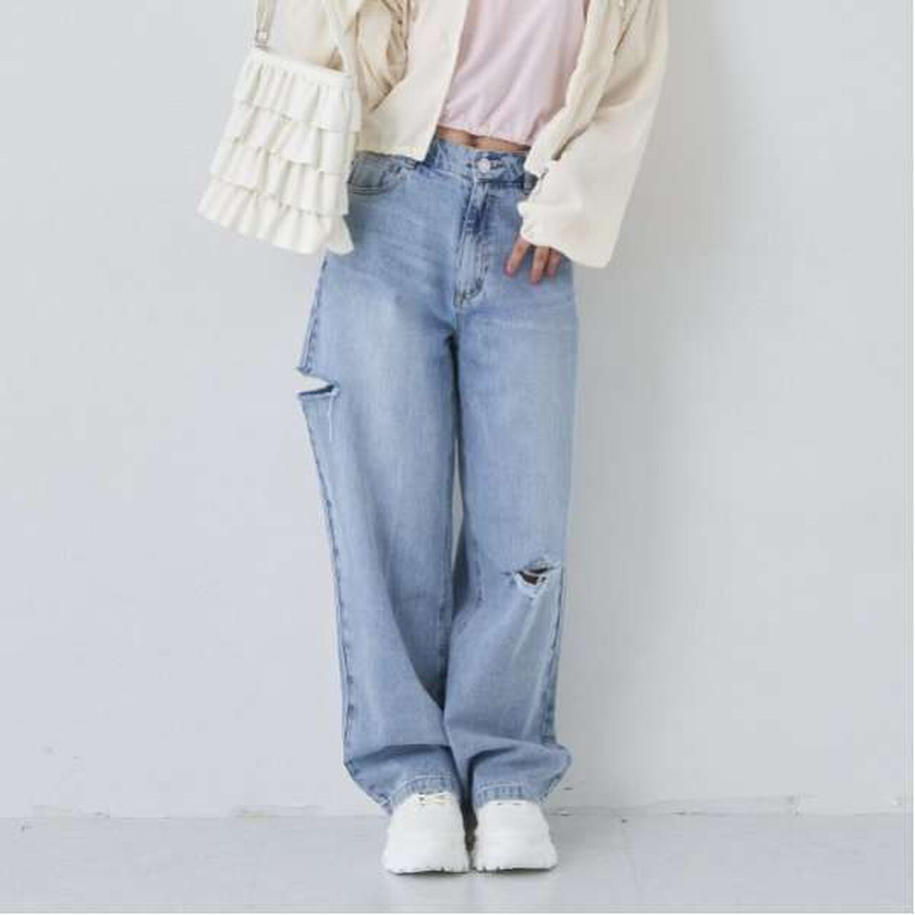 LTXC - Distressed Long Pants,Gray, large image number 22
