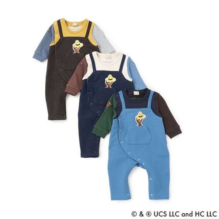 Curious George Overalls,Yellow, medium image number 9