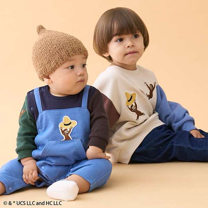 Curious George Overalls,Yellow, medium image number 13
