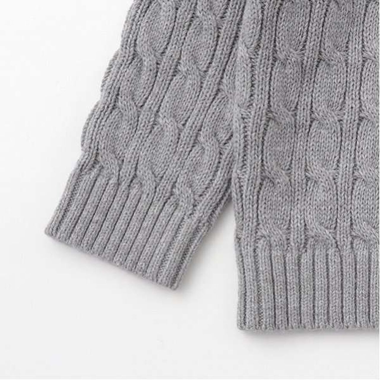 [Link] Cotton Knit,Gray, large image number 13