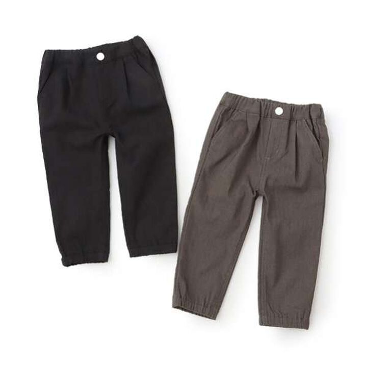 Stretch Herringbone Pants,Black, medium image number 3