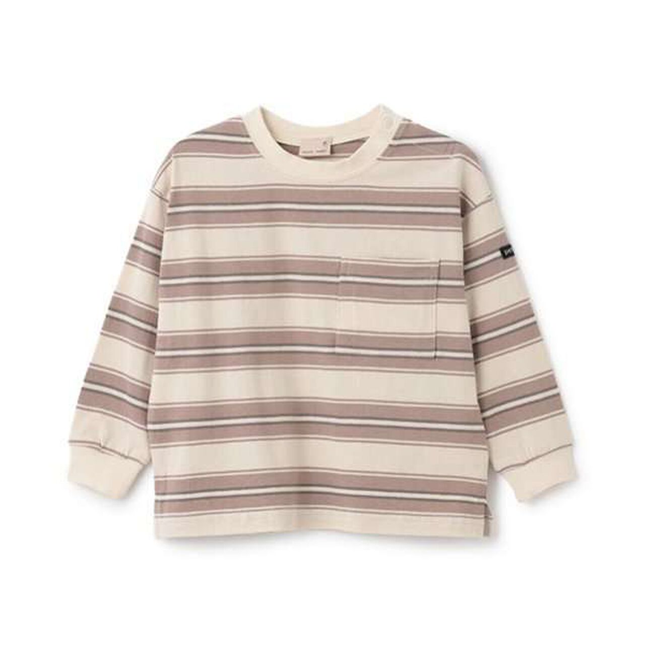 Multi-Stripe T-Shirt,Beige, large image number 0