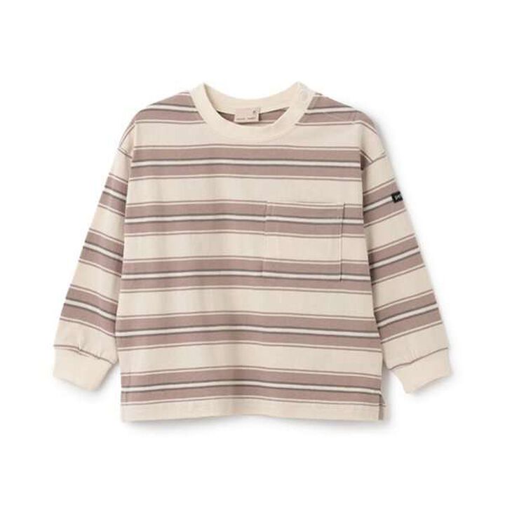 Multi-Stripe T-Shirt,Beige, medium image number 0