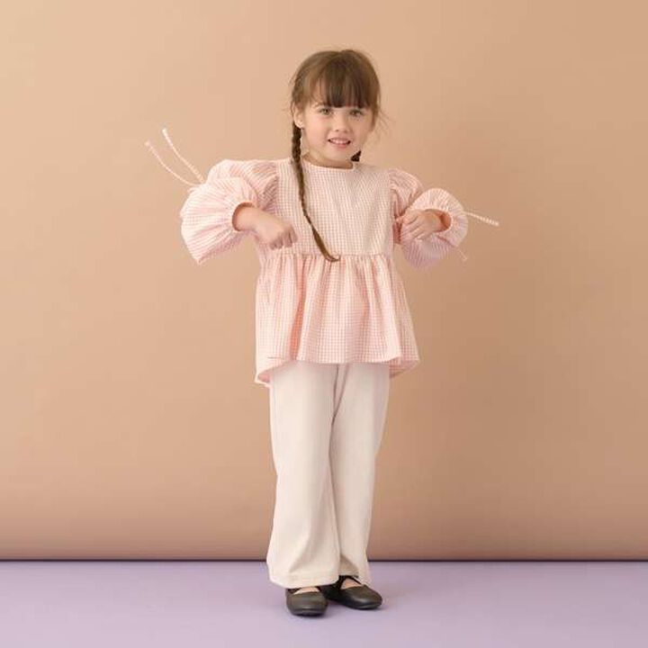 Voluminous Peplum Blouse,Salmon pink, medium image number 16