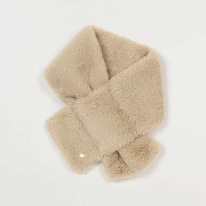 Faux Fur Scarf,Beige, medium image number 0
