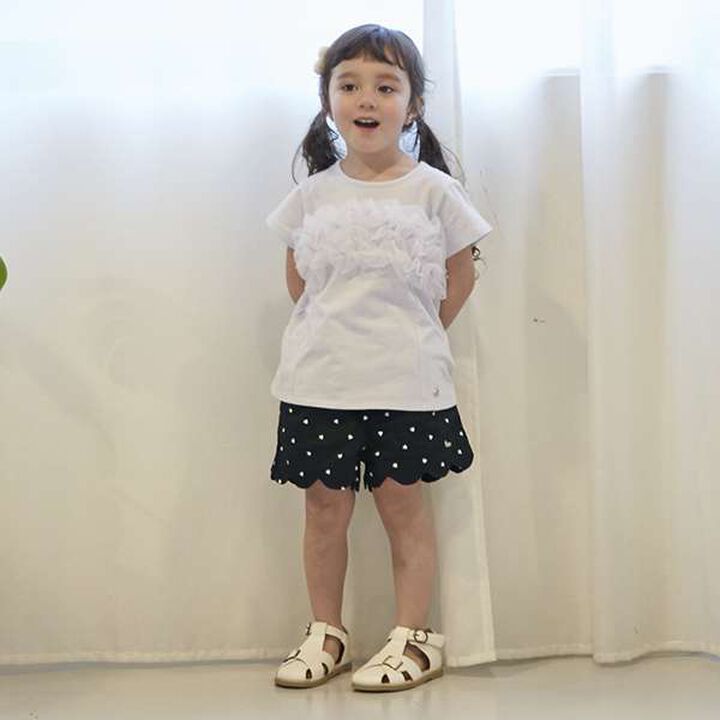 [Link] Scalloped Short Pants (Kids),Blue, medium image number 15