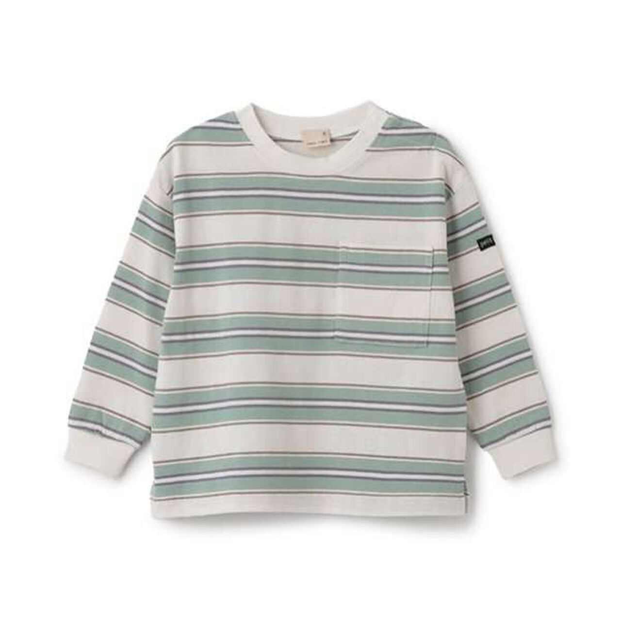Multi-Stripe T-Shirt,Beige, large image number 2