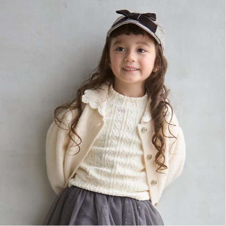 Shea Butter Jacquard High Neck Long T-Shirt,Ivory, medium image number 0