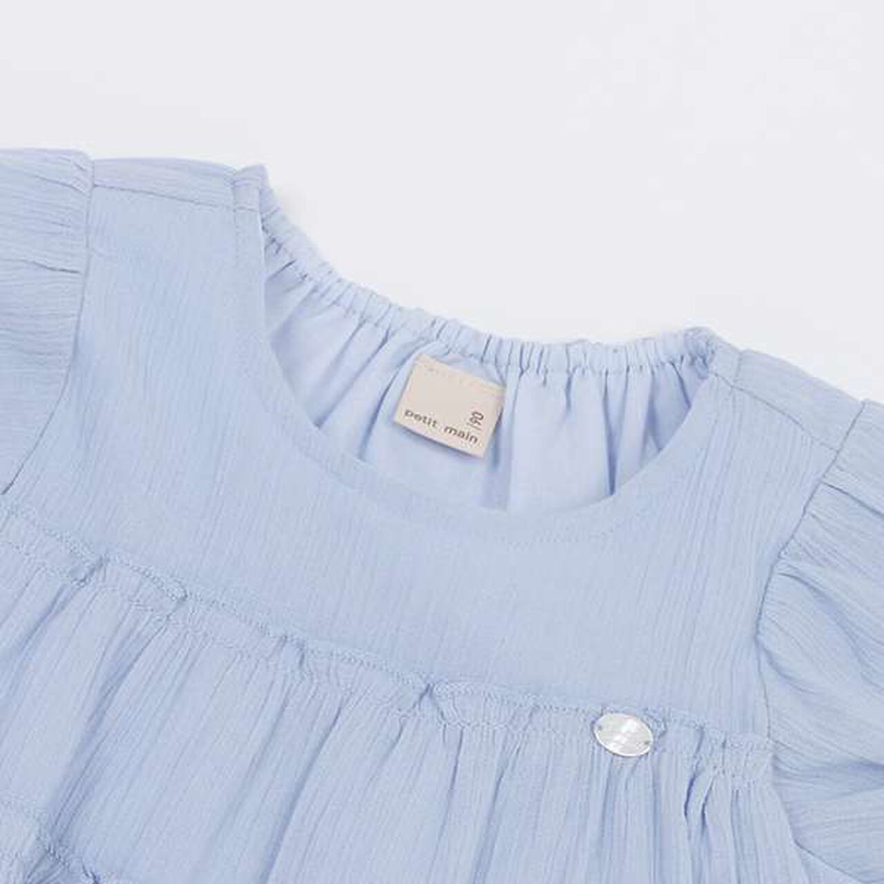 Smile Series Crinkled Tunic (Kids),Orange, large image number 12