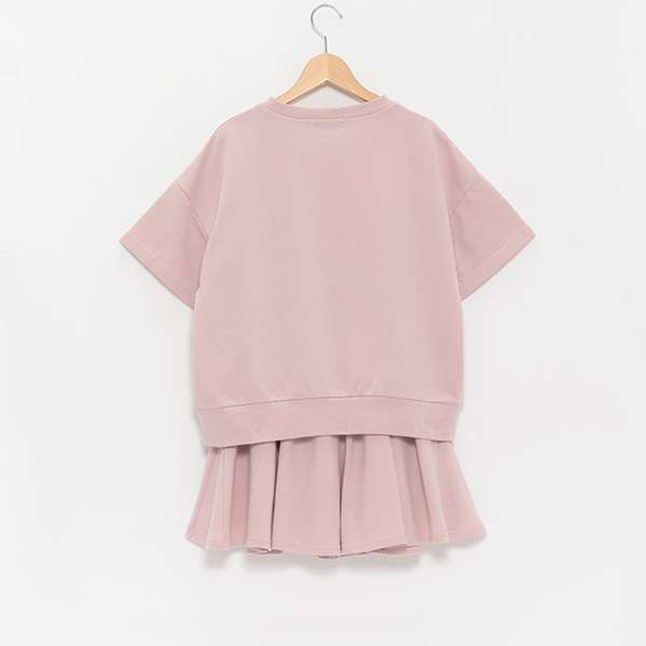Flared Skirt Set,Pink, large image number 1