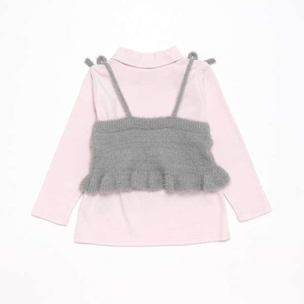 [Link] Sparkling Knit Vest Set,Lavender, large image number 1