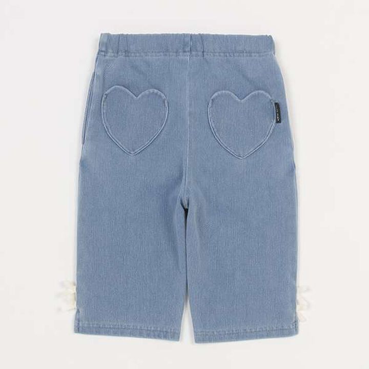 Stain-Resistant 7/8 Ribbon Pants,Navy, medium image number 19