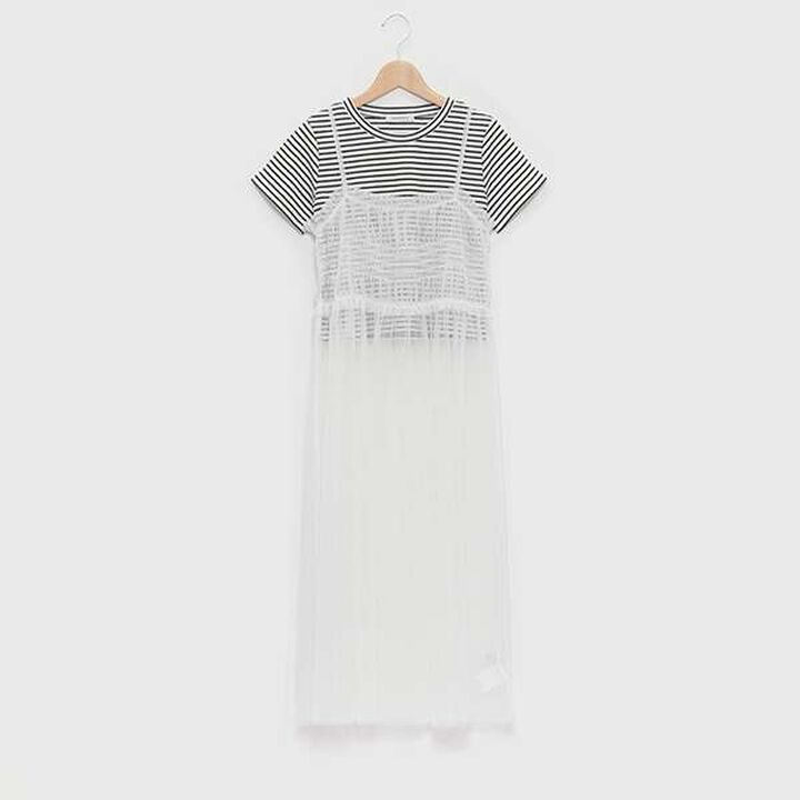 Tulle Dress Inner Set,Black, medium image number 3