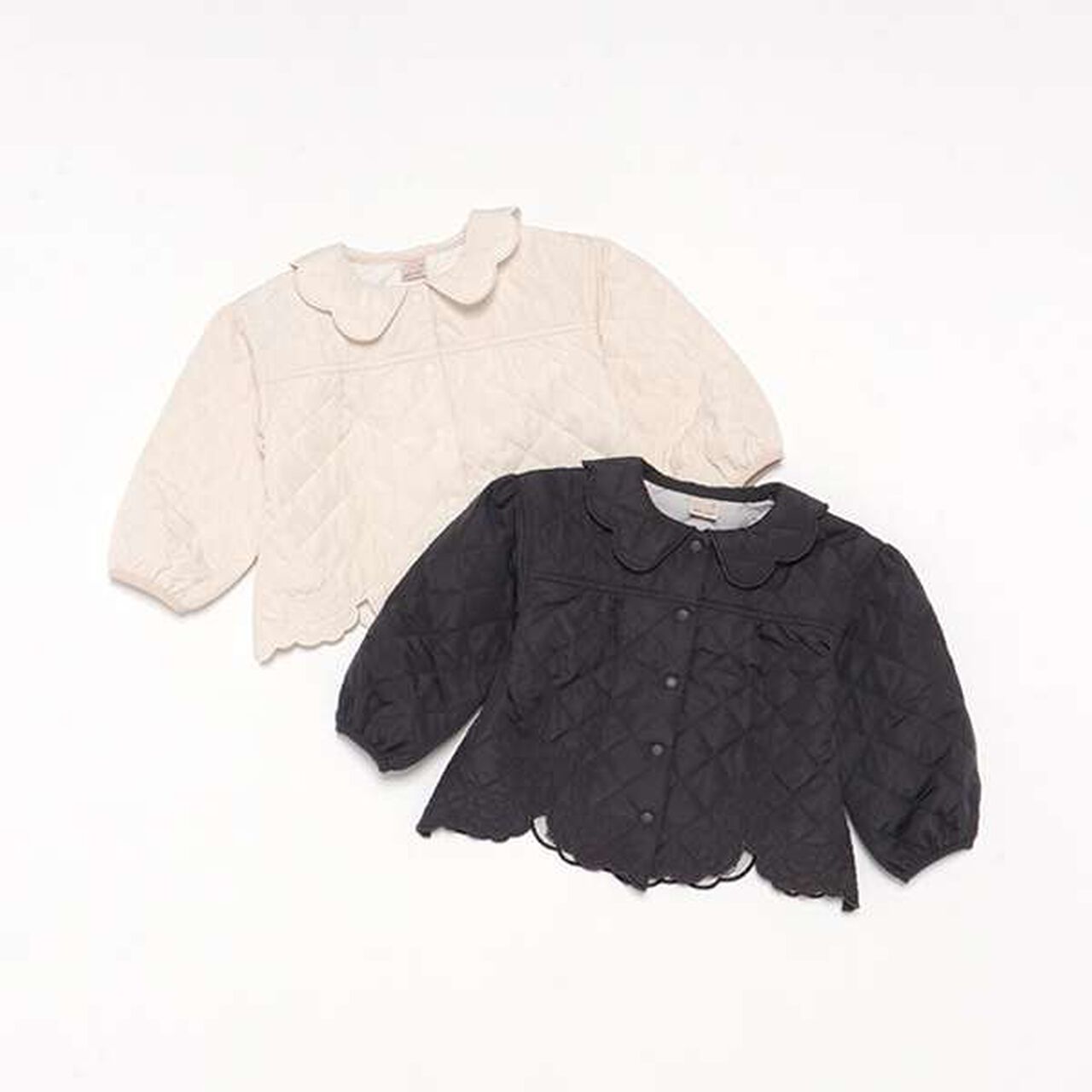 Link Quilted Embroidery Jacket,Charcoal gray, large image number 4