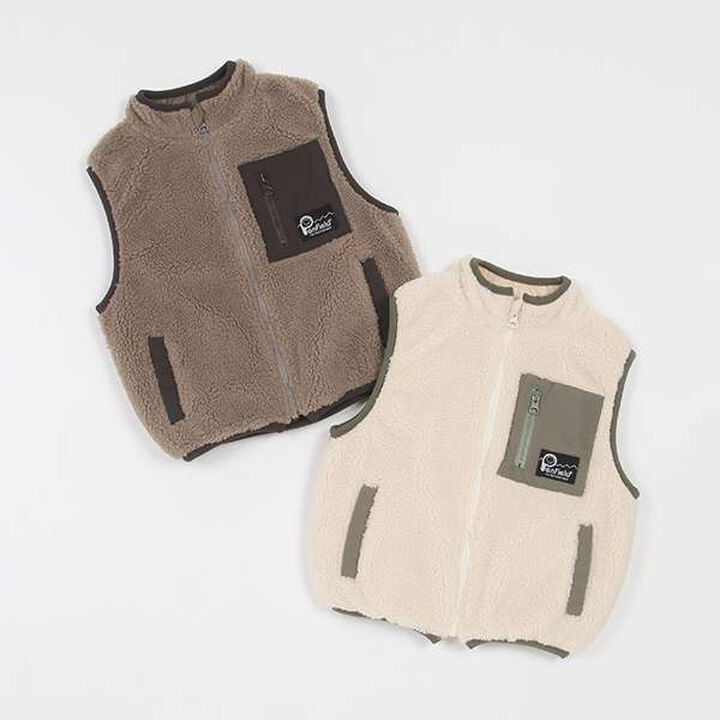 Penfield Fleece Vest,Mocha tea, medium image number 2