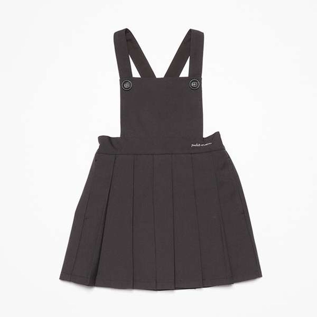 Pleated Jumper Dress,Blue, large image number 12
