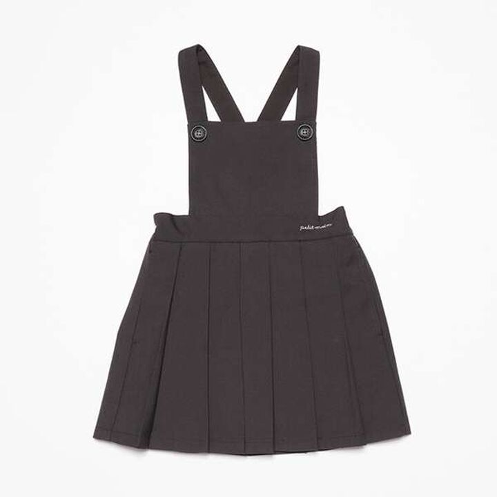 Pleated Jumper Dress,Blue, medium image number 12