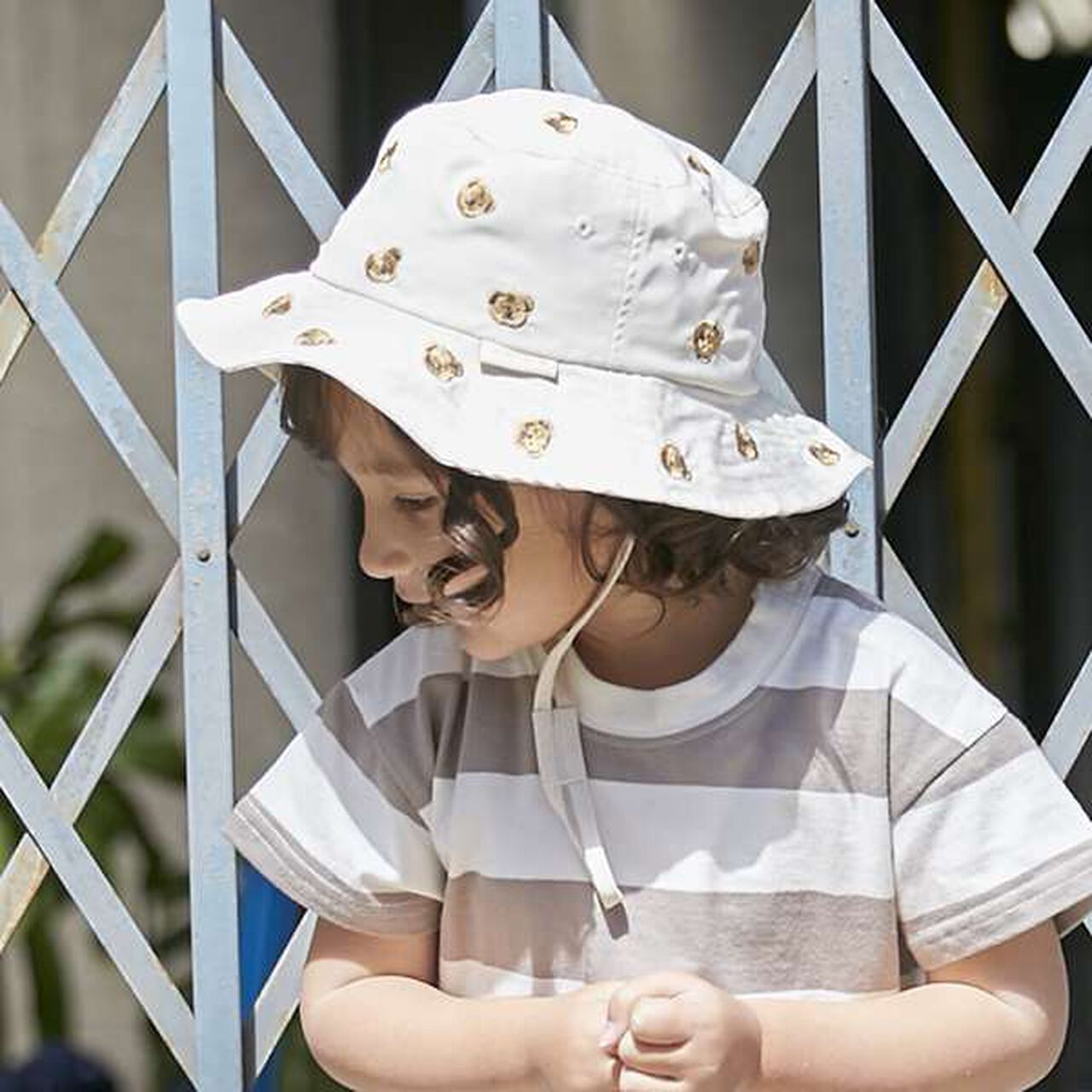 Embroidered Bucket Hat,Beige, large image number 20