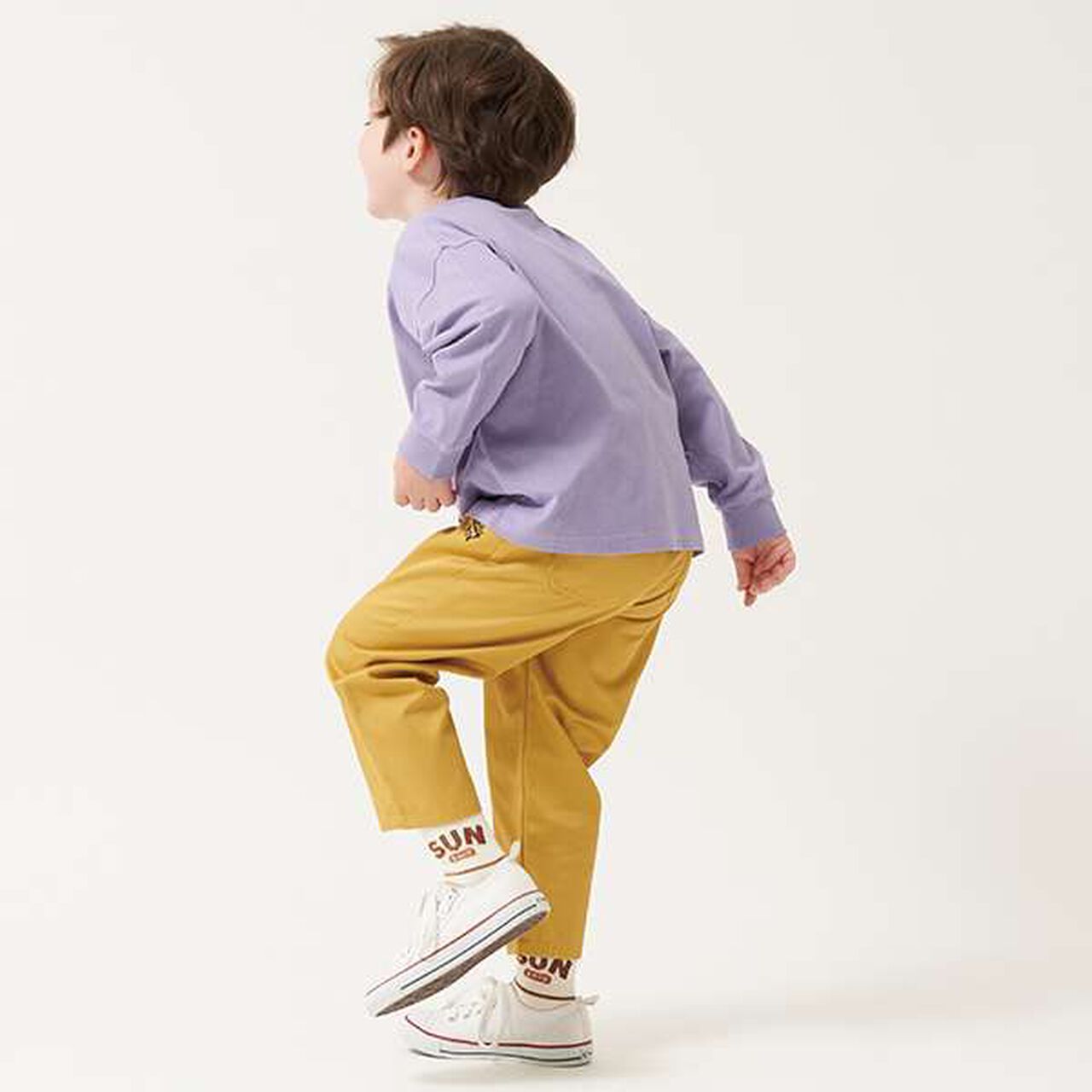 Skater Pants,Mustard, large image number 4