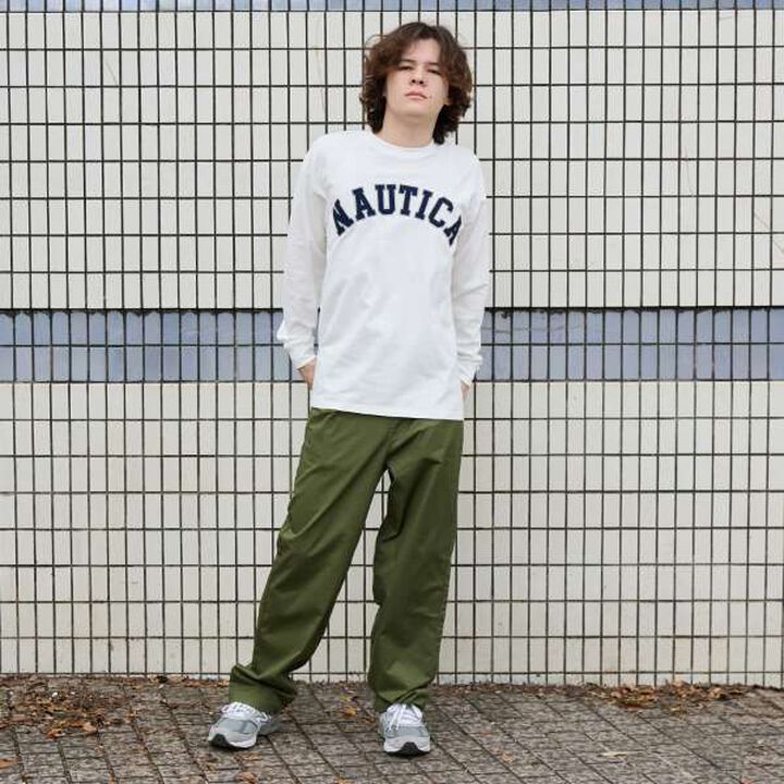Nautica Appliqu&eacute; Long Sleeve T-Shirt,Green, medium image number 11