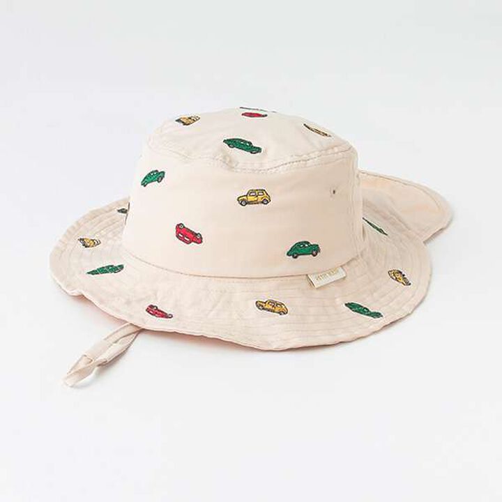 Embroidered Bucket Hat,Beige, medium image number 0