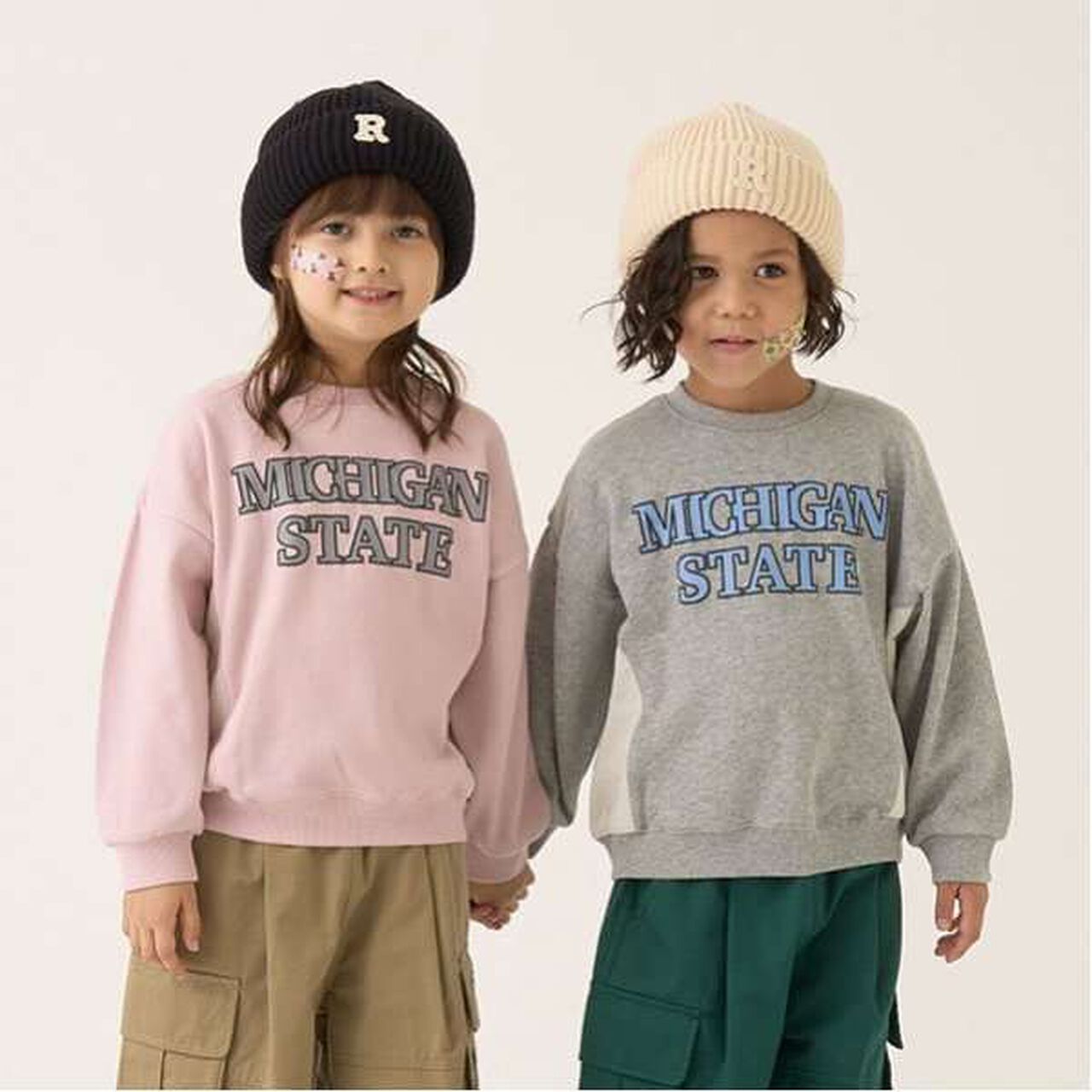 Pilling-Resistant Fleece College Logo Sweatshirt,Blue gray, large image number 8