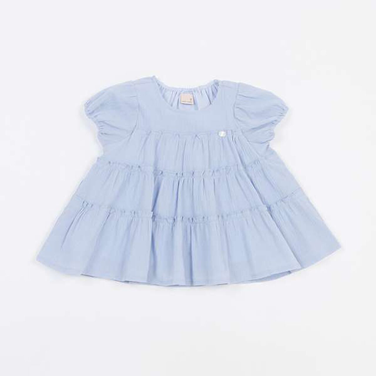 Smile Series Crinkled Tunic (Kids),Orange, large image number 22