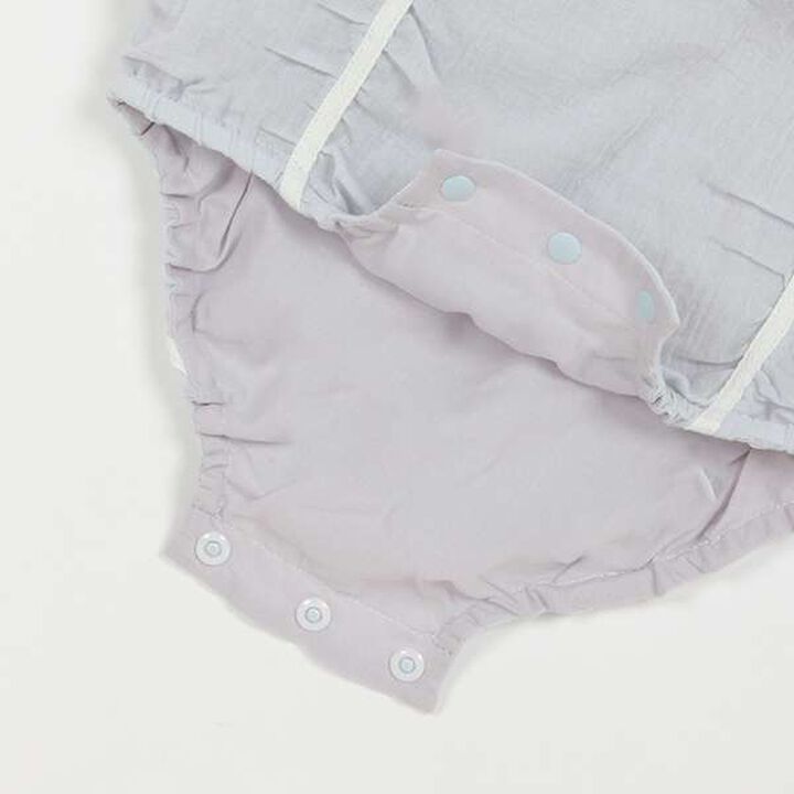 Shirred Overall,Light blue, medium image number 8