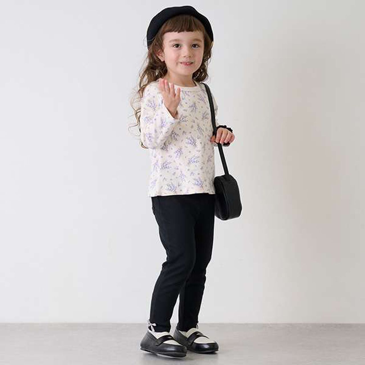 10-Length Girls' Leggings,Mocha tea, large image number 24