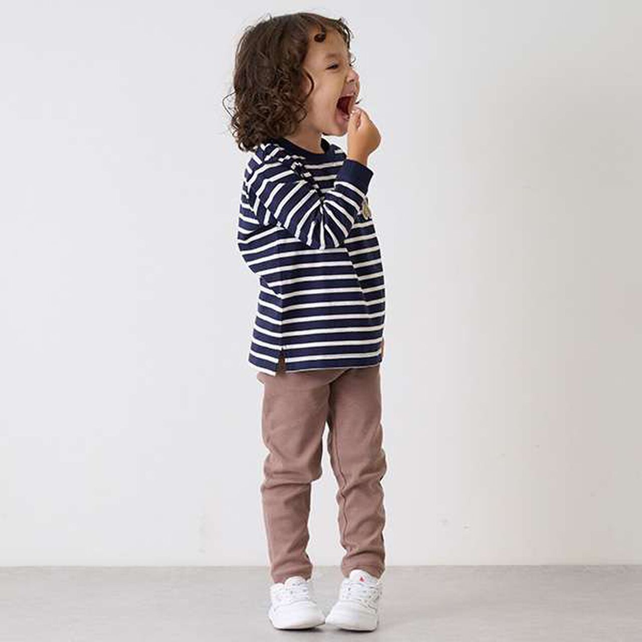 Affordable Boys 10-Length Leggings,Brown, large image number 0
