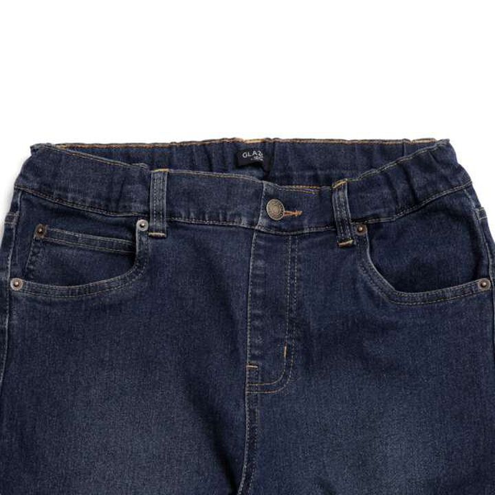 Stretch Denim Slim Pants,Black, medium image number 9
