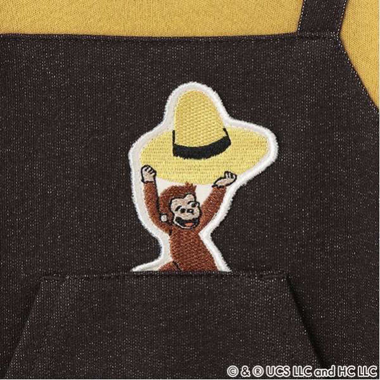 Curious George Overalls,Yellow, large image number 16
