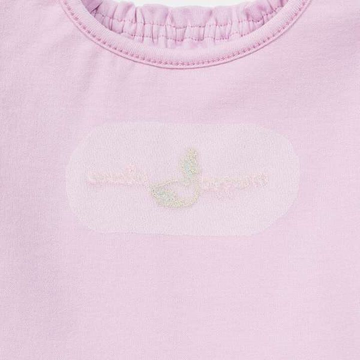 Swan Embroidered Frill 5-Sleeve Tunic,Off white, medium image number 5