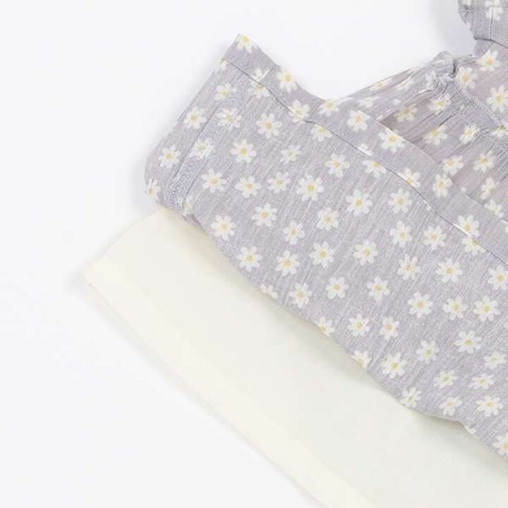 Smile Series Crinkled Tunic (Kids),Orange, medium image number 16