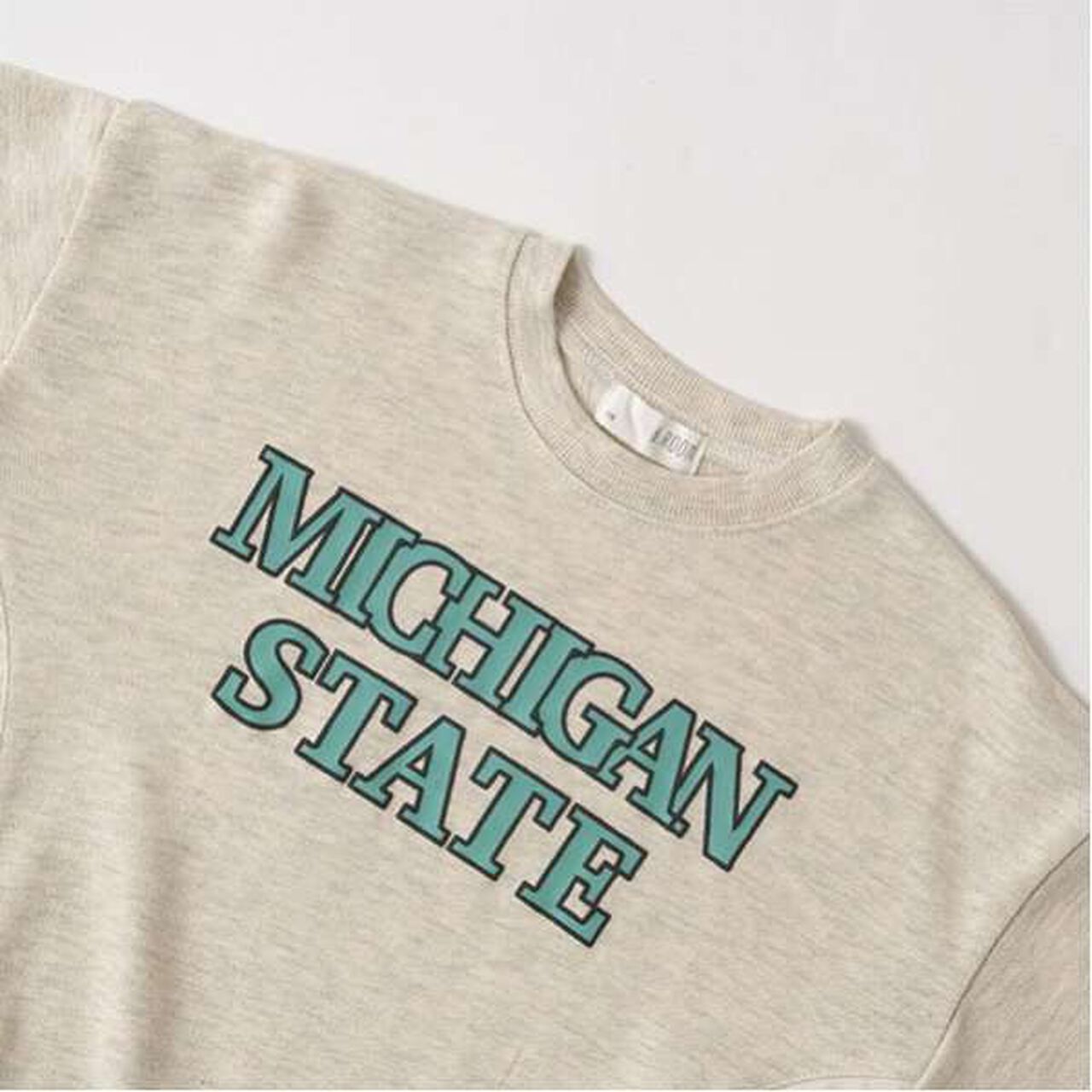 Pilling-Resistant Fleece College Logo Sweatshirt,Blue gray, large image number 11