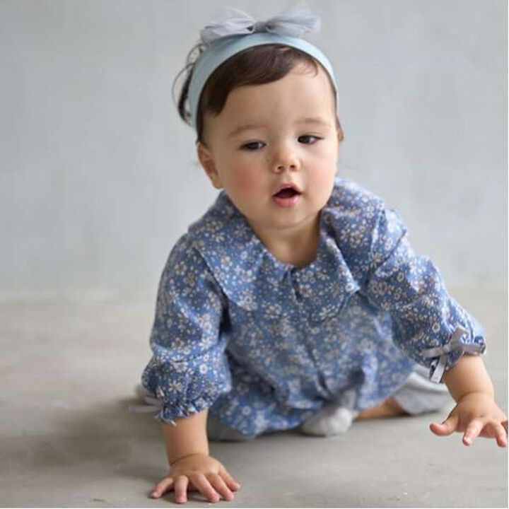 Frilled Collar Tunic Romper,Light pink, medium image number 3
