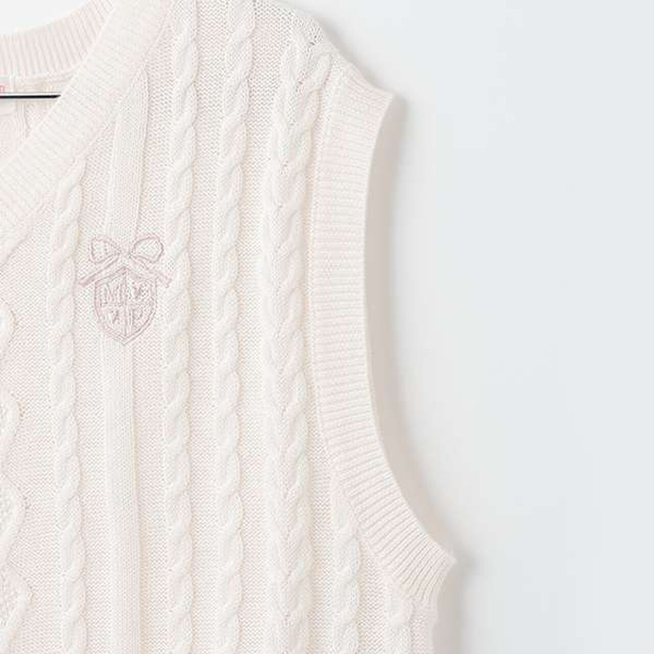 Sailor One-Piece Dress & Knit Vest Set,Pink, large image number 13