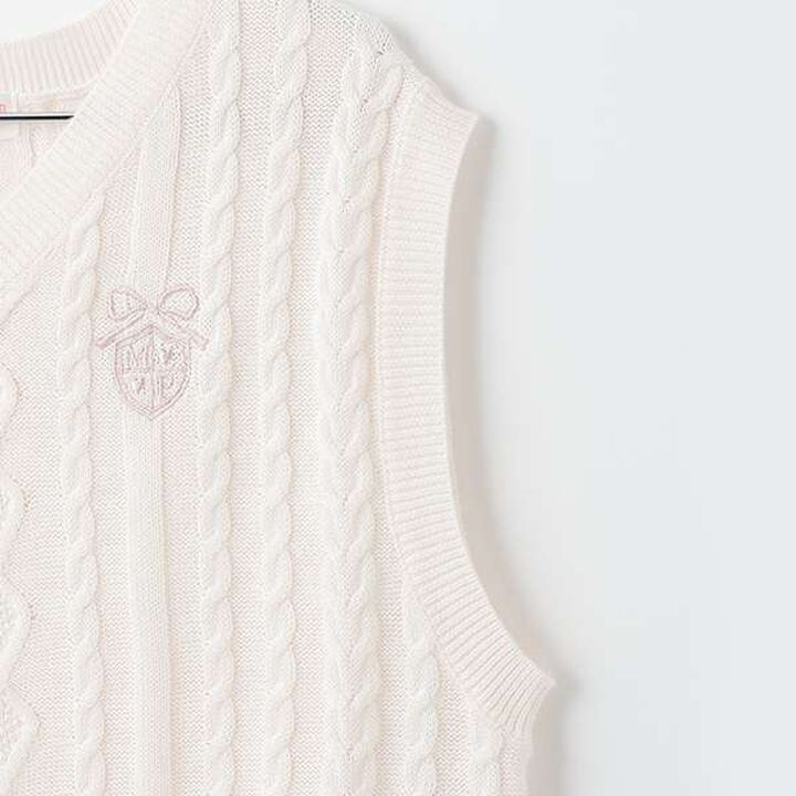 Sailor One-Piece Dress & Knit Vest Set,Pink, medium image number 13