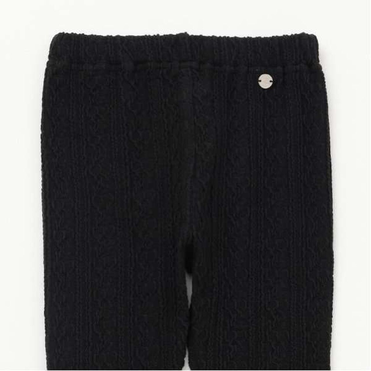 Shea Butter Jacquard Leggings,Black, large image number 4