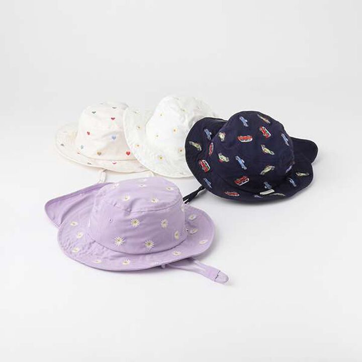 Embroidered Bucket Hat,Beige, medium image number 3