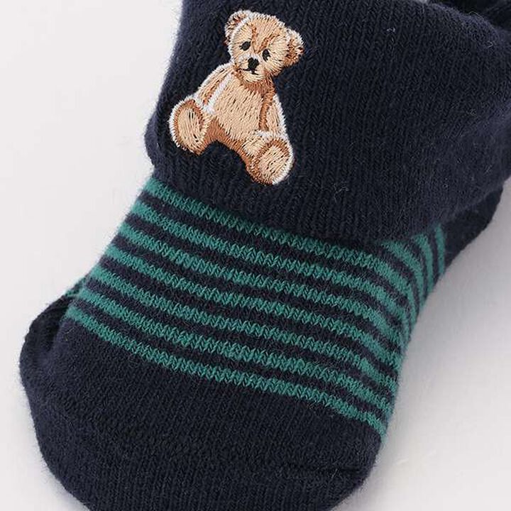 Polo Embroidered Cup Socks,Navy, medium image number 4