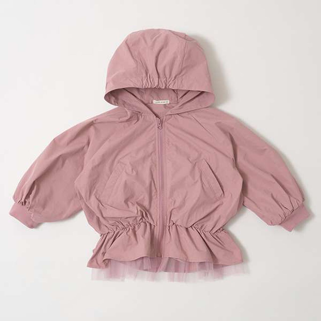 Peplum Silhouette Windbreaker,Black, large image number 10