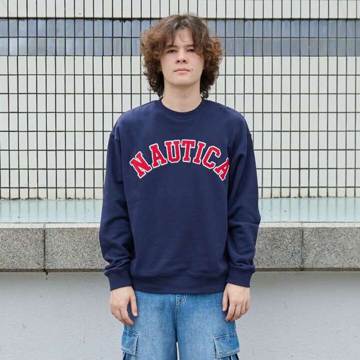 Nautica Logo Sweatshirt,Black, medium image number 17