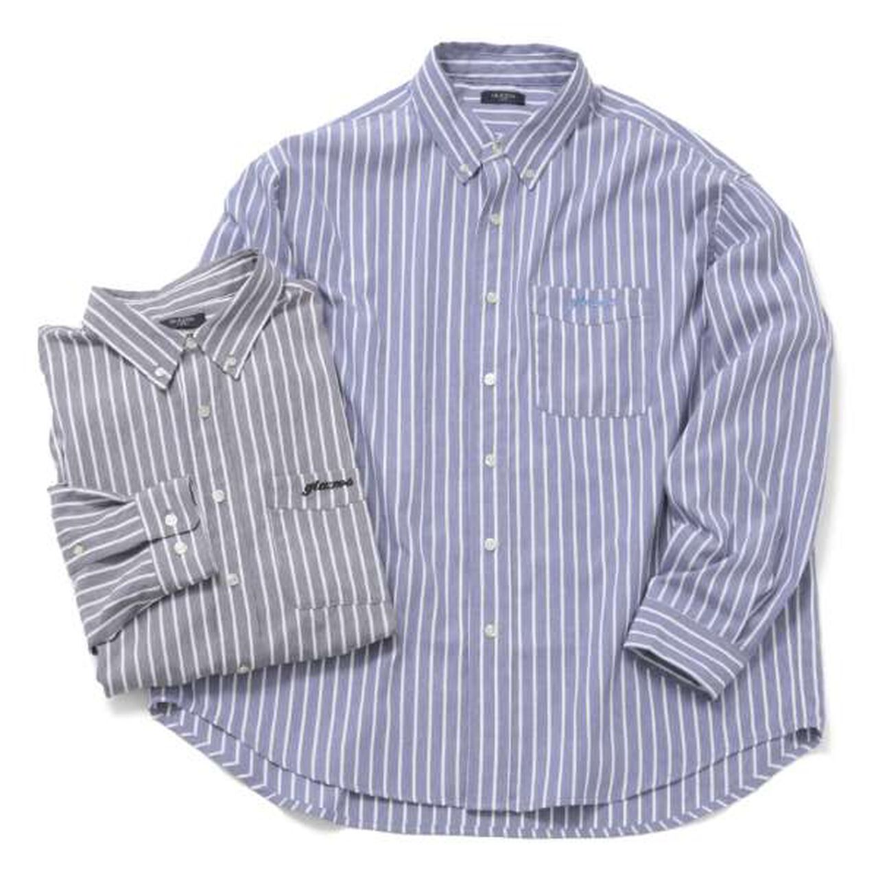 Striped Shirt,Black, large image number 11